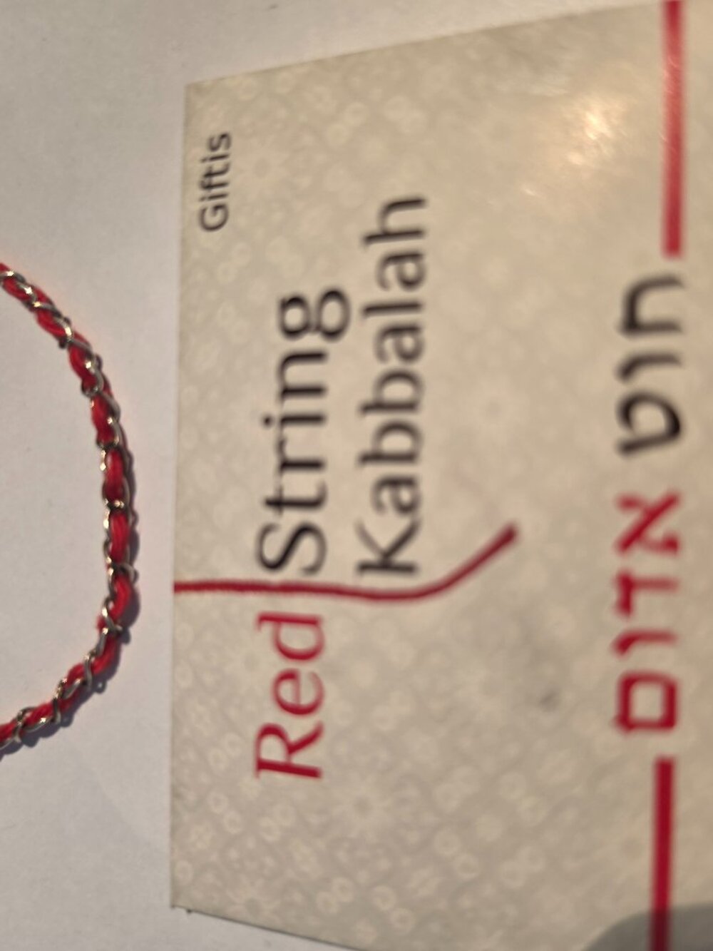 ✨ Giftis Original Kabbalah Red String Chain Bracelet ✨ Size 8,5 inch
